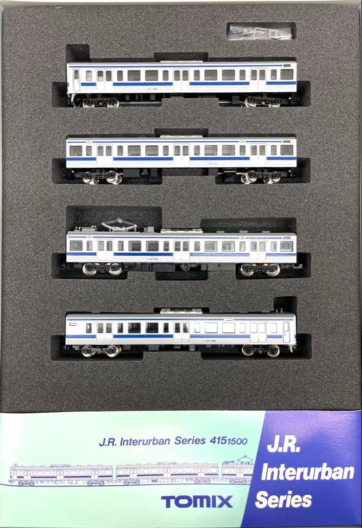 TOMIX 92053 JR415 1500系 近郊電車　基本セット　4両セット JR 415-1500系近郊電車（常磐線・グレー床下）セット｜製品情報｜製品