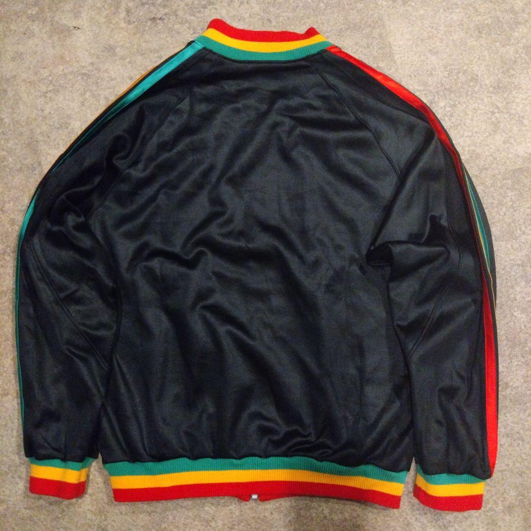 M～Lサイズ adidas ラスタカラー ジャージ トラックジャケット レゲエ