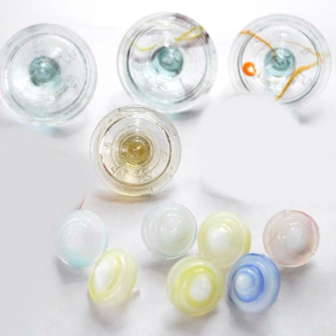 専用出品 ガラス独楽　11個セット　和ガラス　レトロ　マーブル 取り替えて楽しめる万華鏡「ガラスマーブル」本体別売り その他
