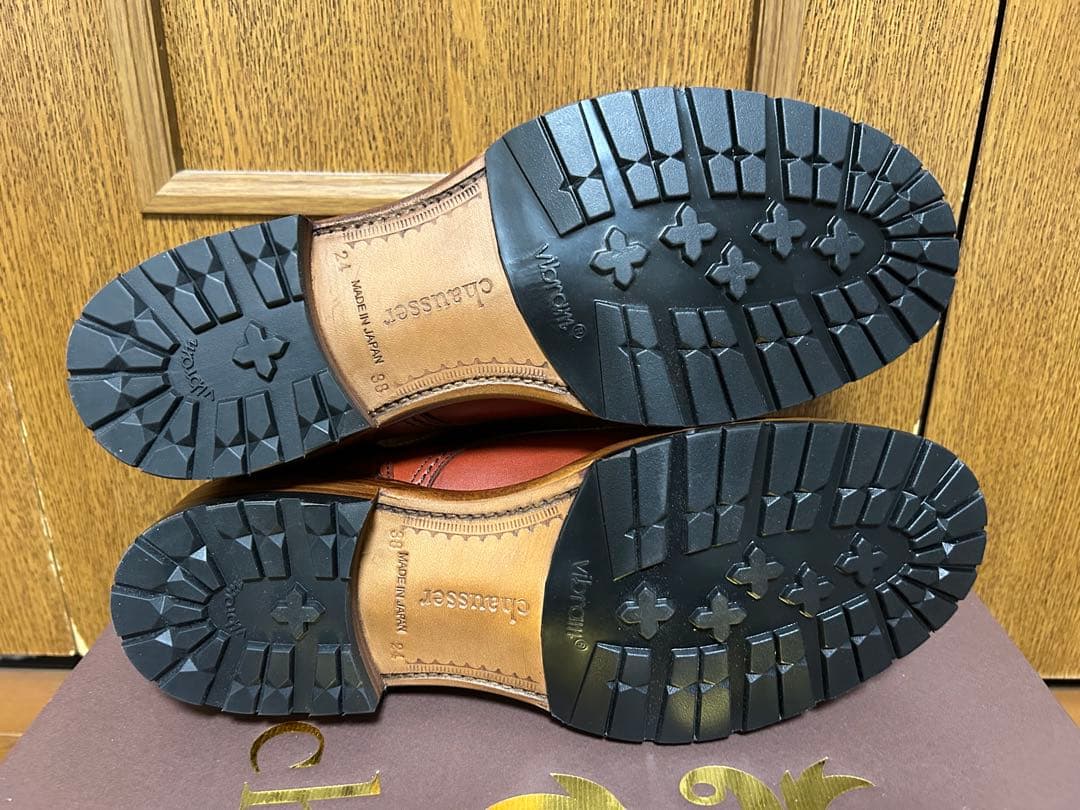 ☆新品☆ chausser U-MOCHA ZIPPER UNIT SHOES chausser（ショセ