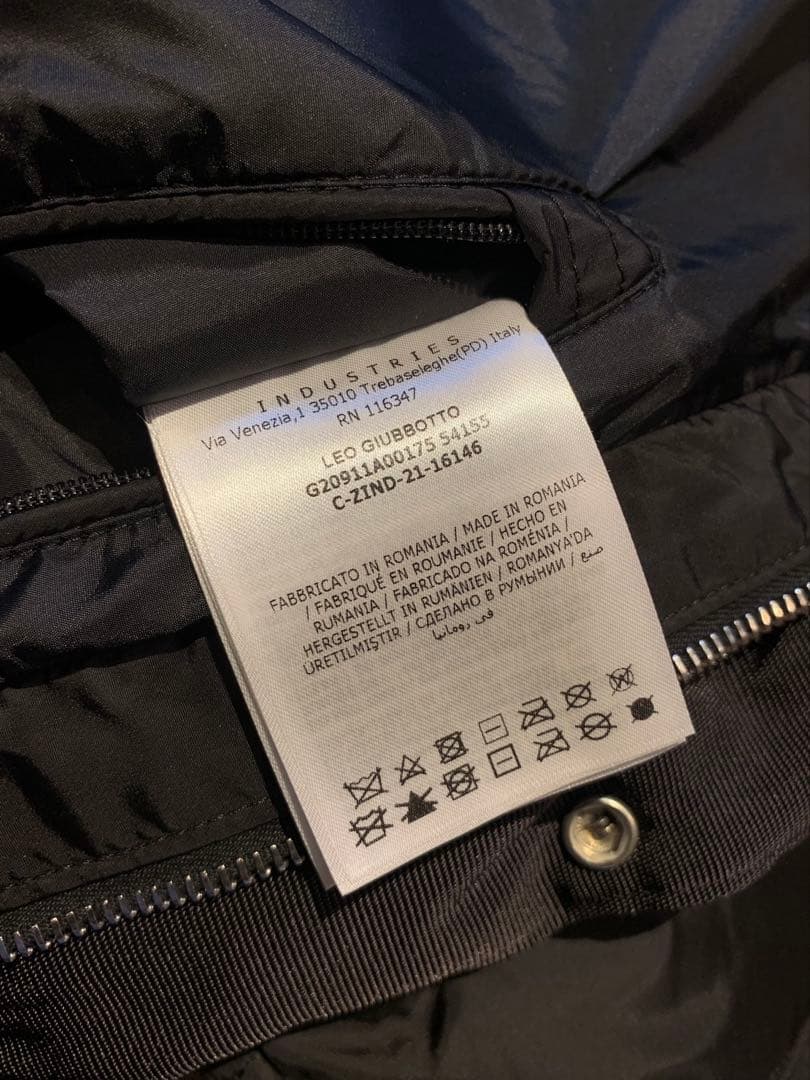 MONCLER LEO モンクレール ダウン ジャケット ボア レザー 正規品