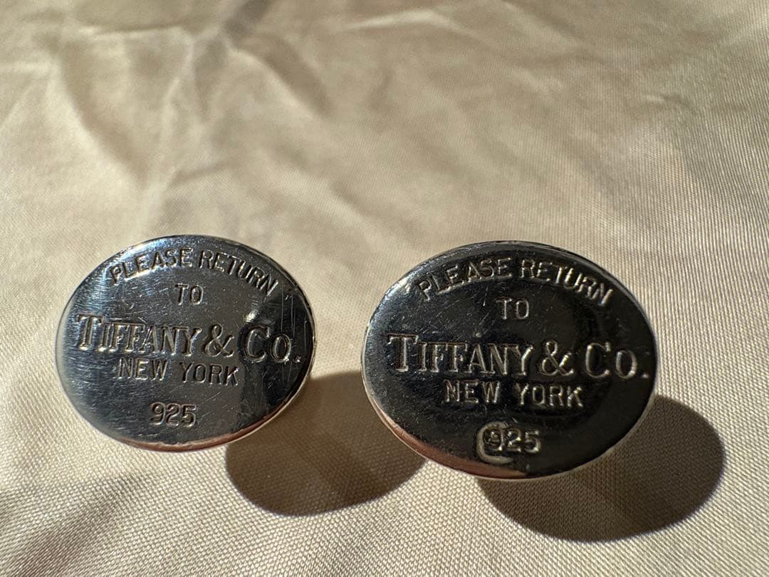 Tiffany & Co. 925シルバー カフリンクス 2個セット TIFFANY&Co.（ティファニー） 【美品】ティファニー リターントゥ