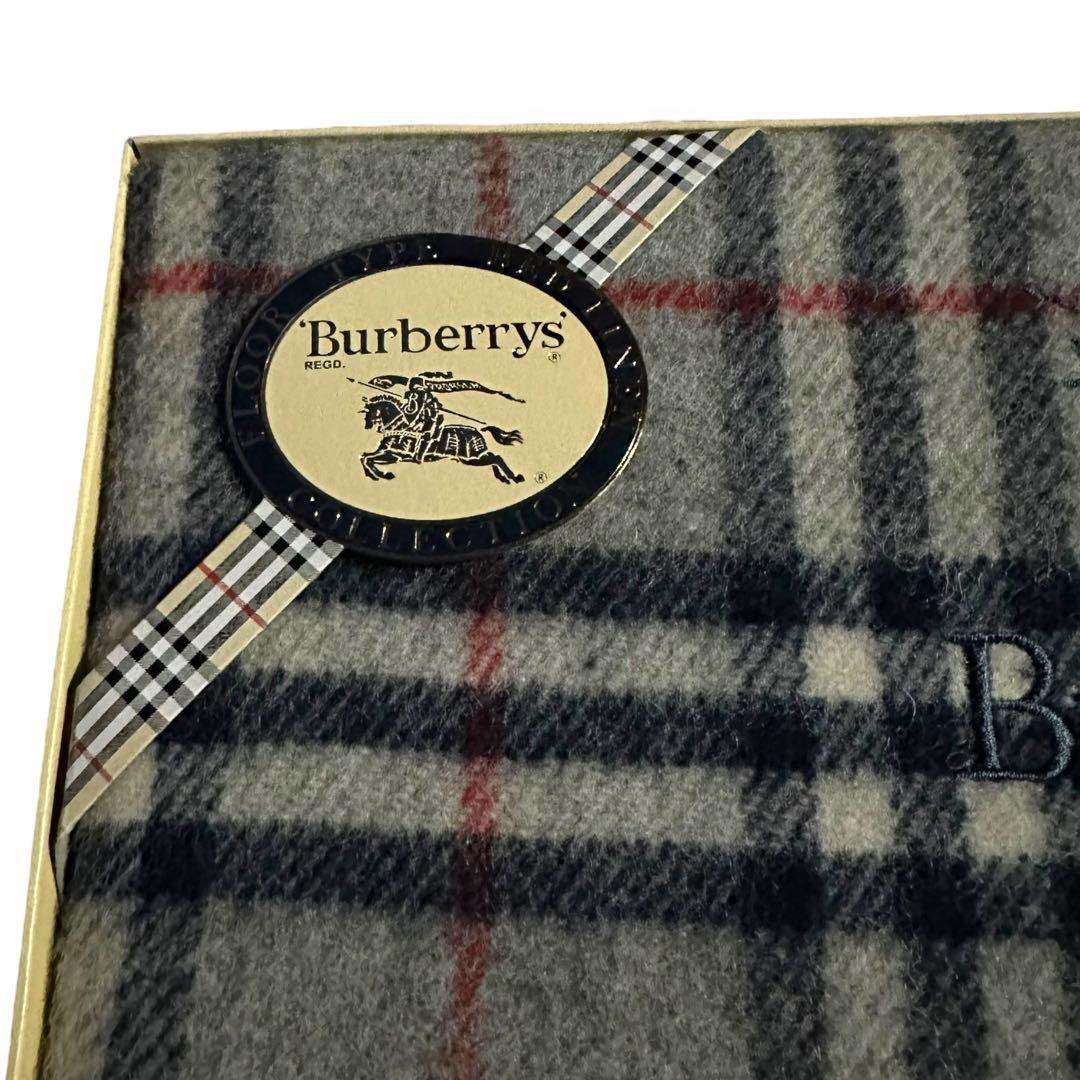 BURBERRY バーバリー ひざ掛け グレー ノバチェック 西川産業 - メルカリ