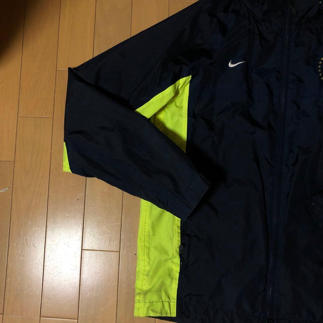 Nike ネイビー/イエロー ウィンドブレーカー コラボレアルブリストル