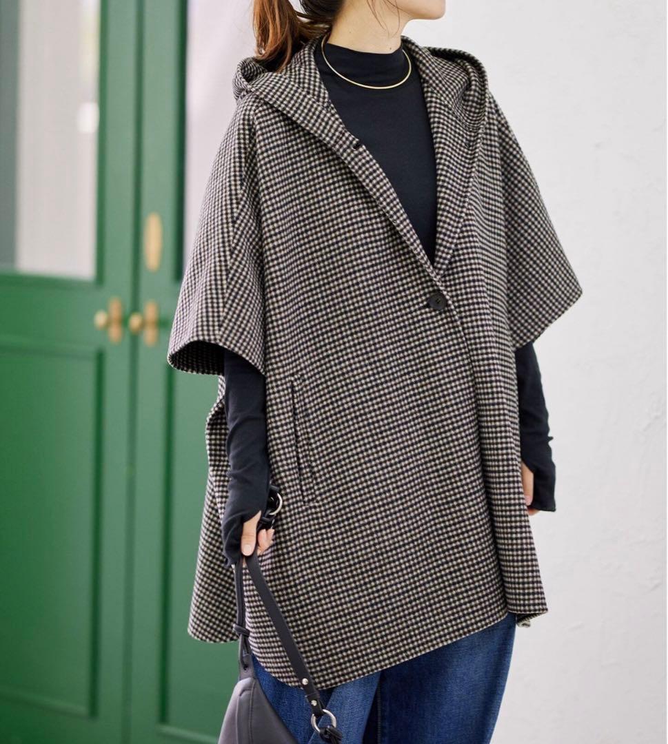 JOURNAL STANDARD ウールリバーポンチョコート 2216907279