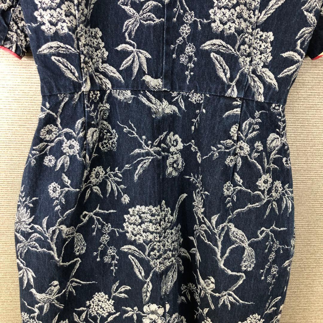 KEITA MARUYAMA チャイナドレス 2 ネイビー