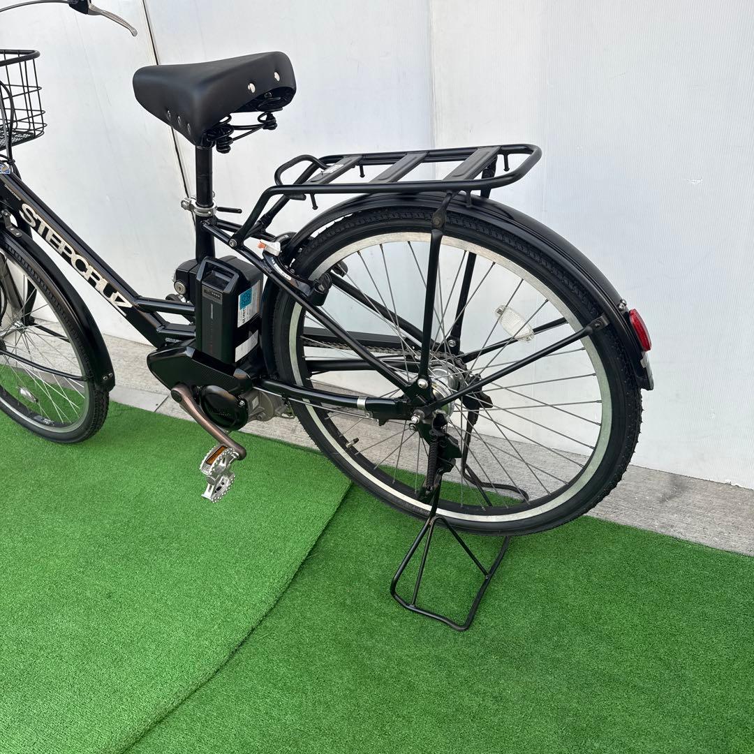 ブリヂストンSTEPCRUZ電動アシスト自転車26インチ 12.3Ah ブラック