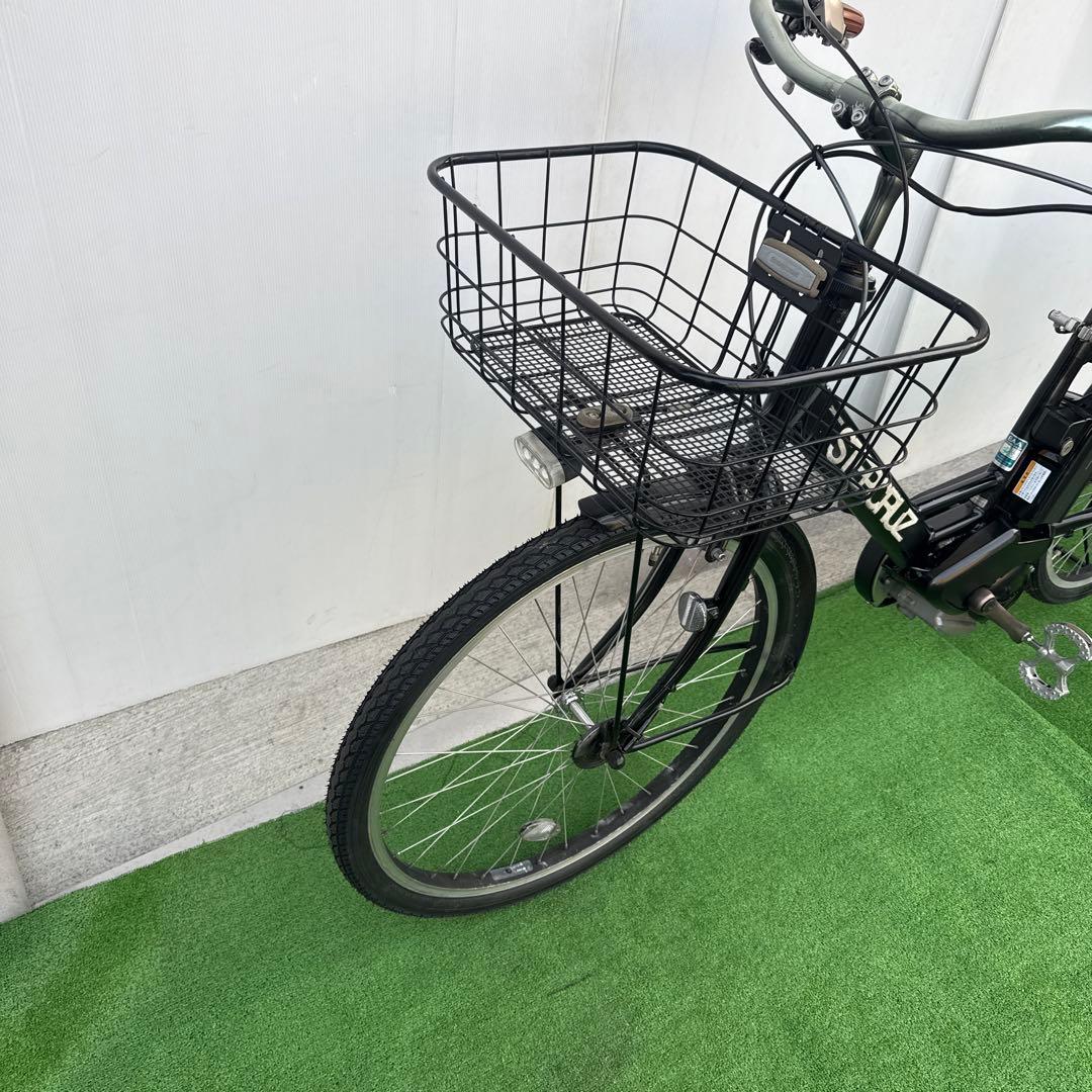 ブリヂストンSTEPCRUZ電動アシスト自転車26インチ 12.3Ah ブラック