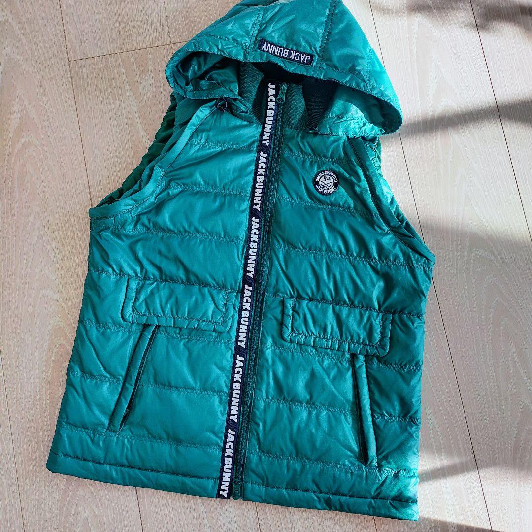 美品 ジャックバニー パーリーゲイツ ゴルフ レディース ダウン S