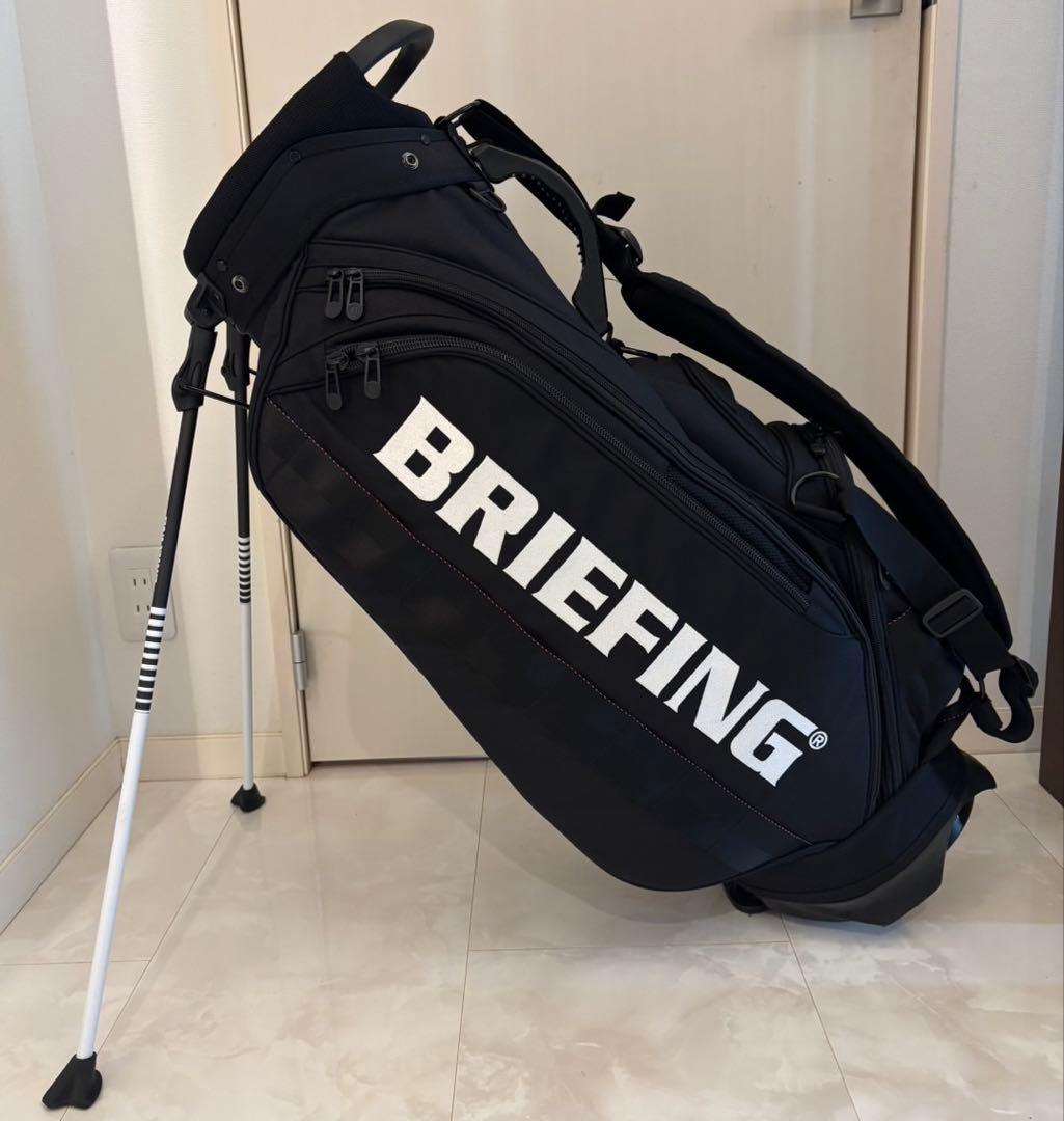 BRIEFING ブリーフィング CR-10 ブラック キャディバッグ、カバー 即納】BRIEFING GOLF ブリーフィング ゴルフ キャディバッグ CR-10#02