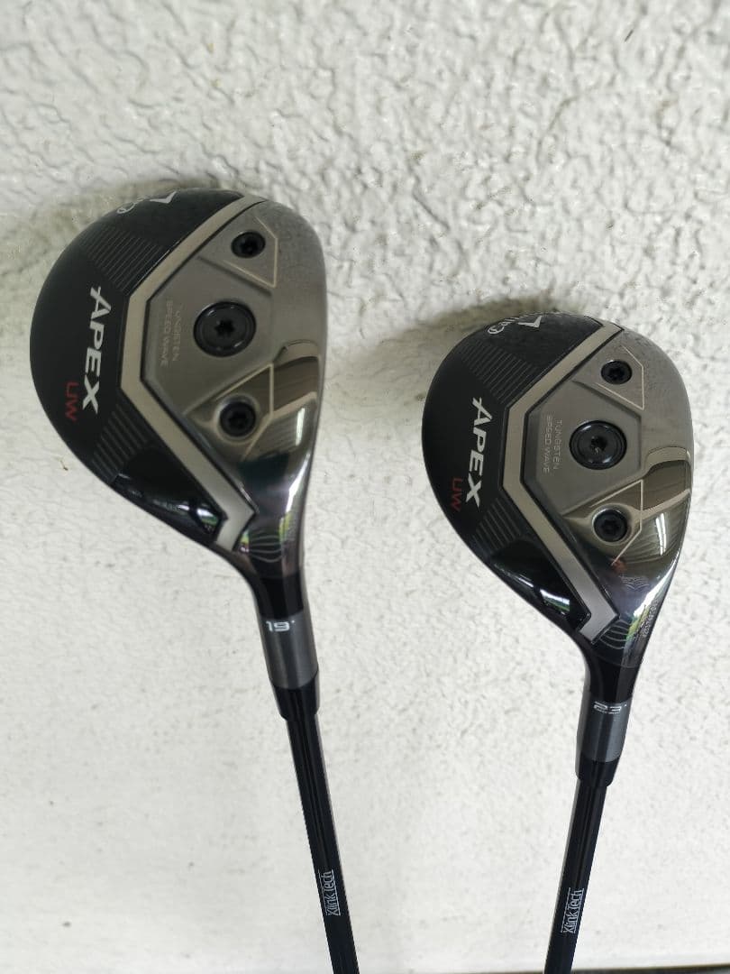 APEX UW 2025 19.23度 2本セット 調整ウェイトボール付き