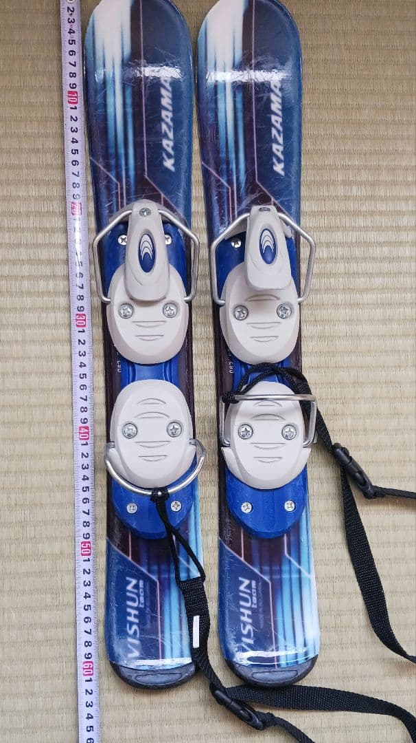 KAZAMA カザマ ファンスキー ショートスキー 62cm 子供用 レディース
