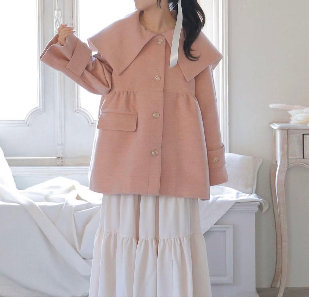 うたんumm.claïr big collar over coat