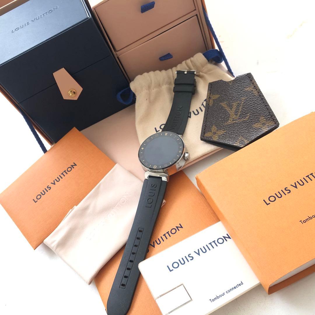 ジャンクルイヴィトン　タンブール ホライゾン　V1 QA003 スマートウォッチ ASCII.jp：ルイ・ヴィトン、独自OSのスマートウォッチ第3世代。43万