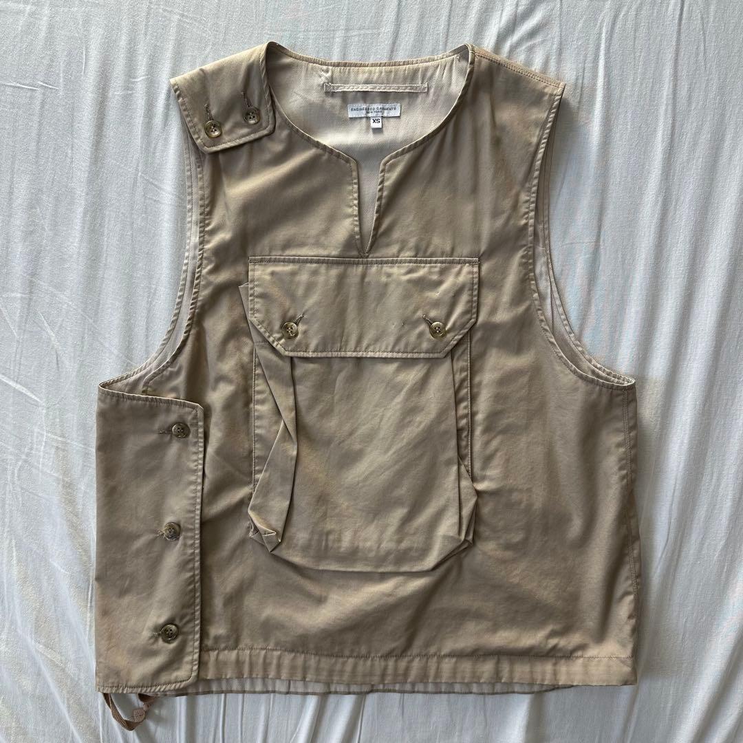 正月セール！cover vest high count twill khaki - メルカリ