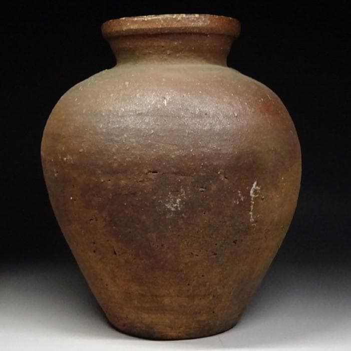 大名品】◇古丹波 壷 菊花紋 窯印 下賜品◇検）白磁 古