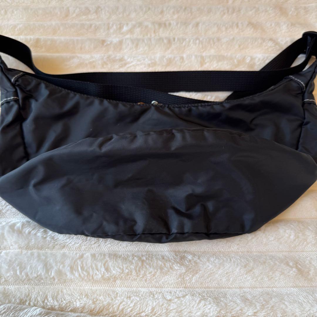 希少・廃盤PORTER REEF ハーフムーン ショルダーバッグ 黒 - メルカリ