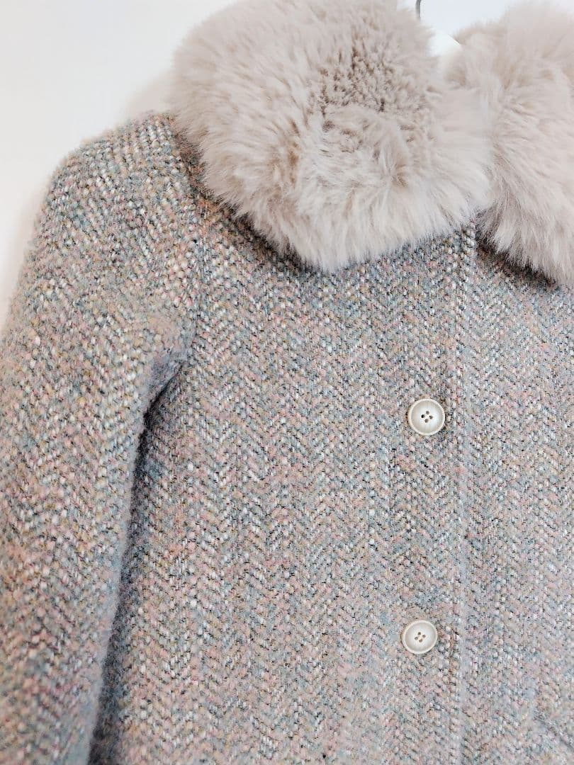 ボンポワン 12A ツイードコート - コート正規 品