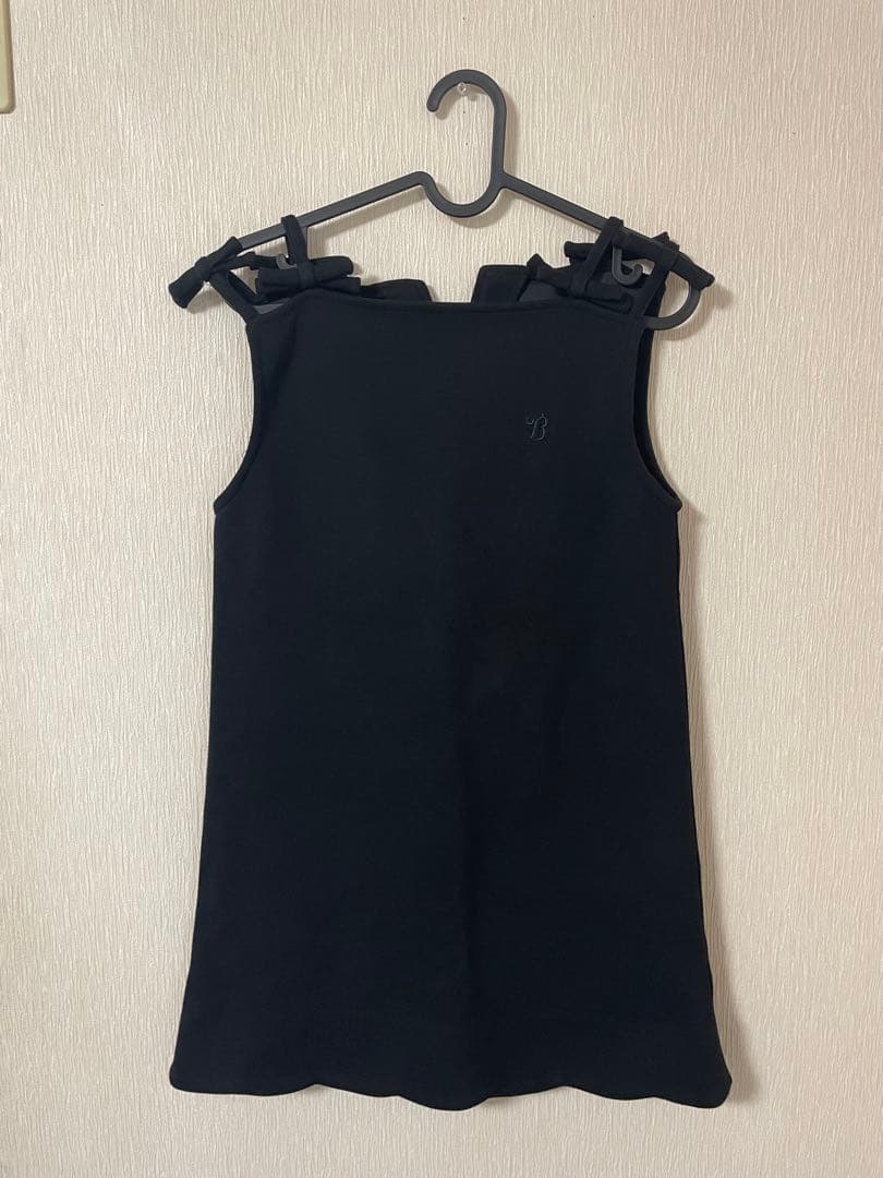 Bibiy. \"B\" SQUARE OP BLACK フリーサイズ