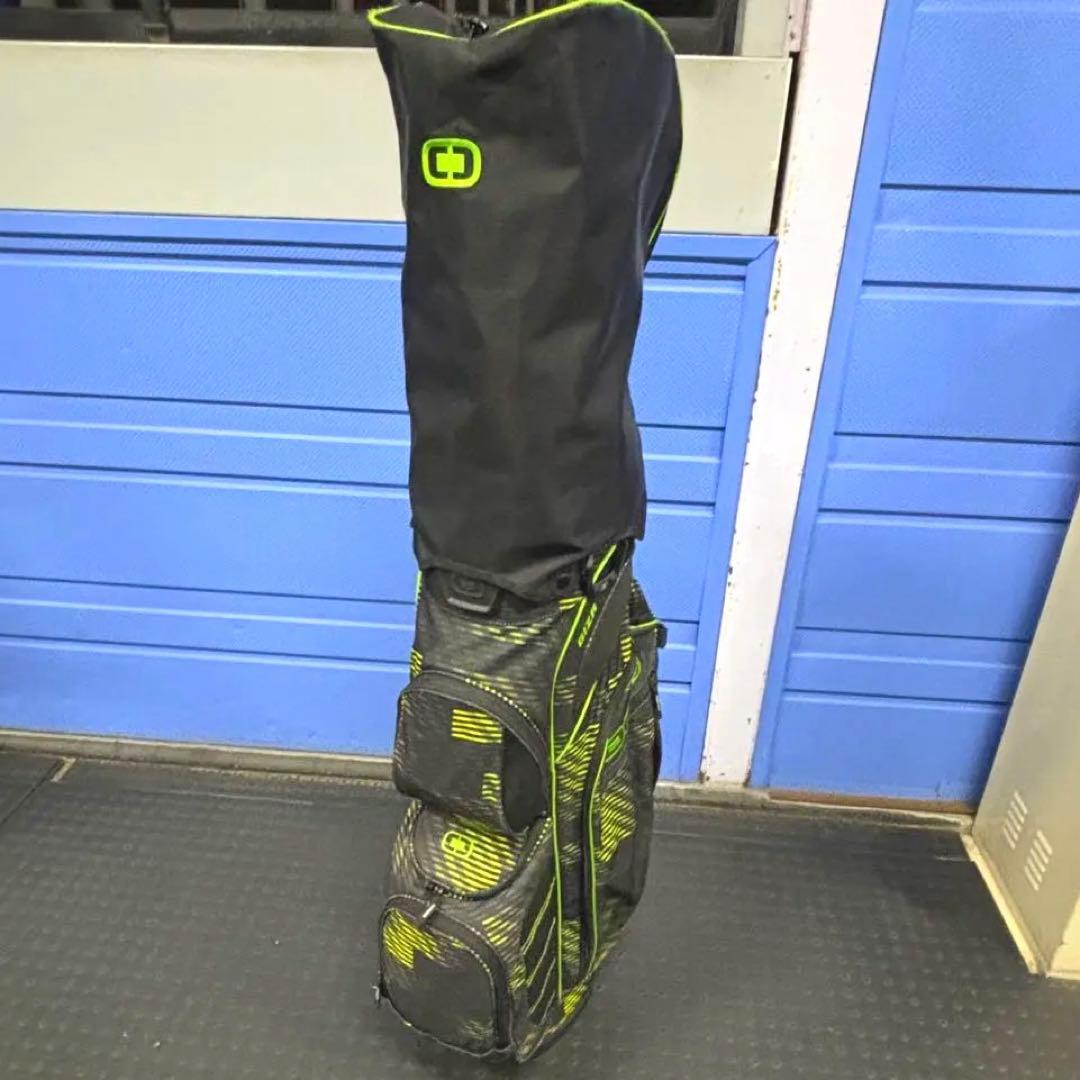 OGIO キャディバッグ GIZA ブラック/グリーン Ogio 2013 Giza Cart Bag at InTheHoleGolf.com