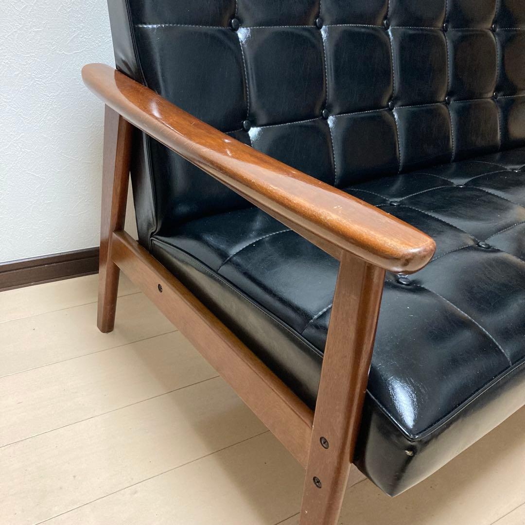 オールドカリモク ソファ 2人掛け長椅子 ヴィンテージ家具 2シーター