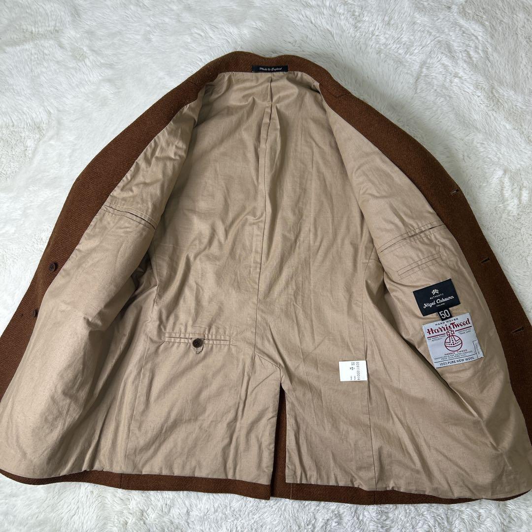 美品 ナイジェルケーボン × ハリスツイード マロリージャケット 50 XL