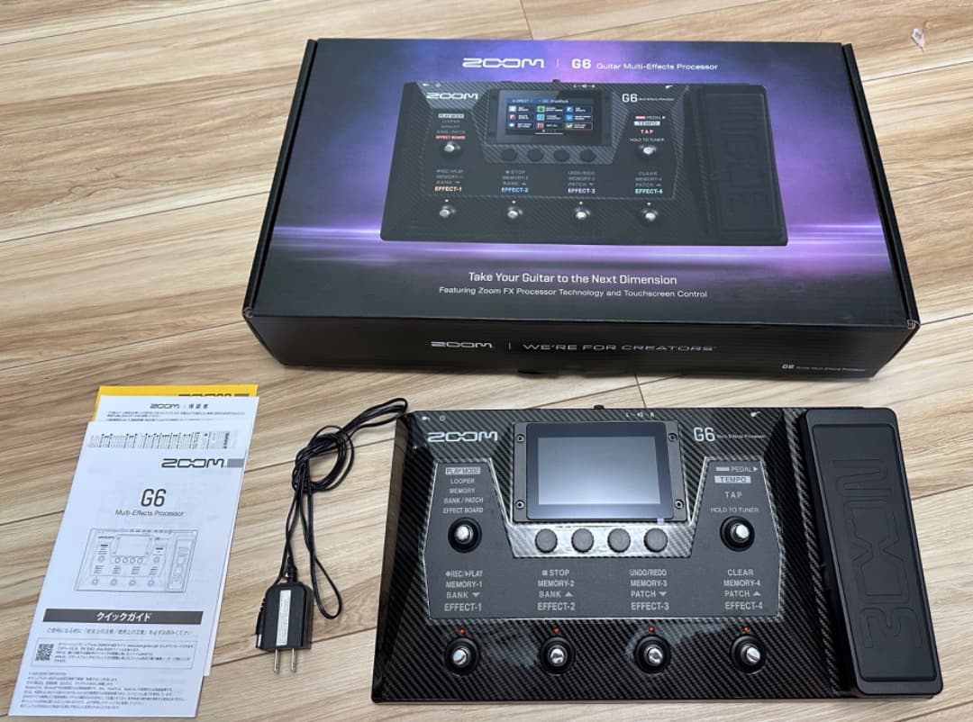 ZOOM G6 マルチエフェクター 純正アダプター付お取寄せ商品】ZOOM
