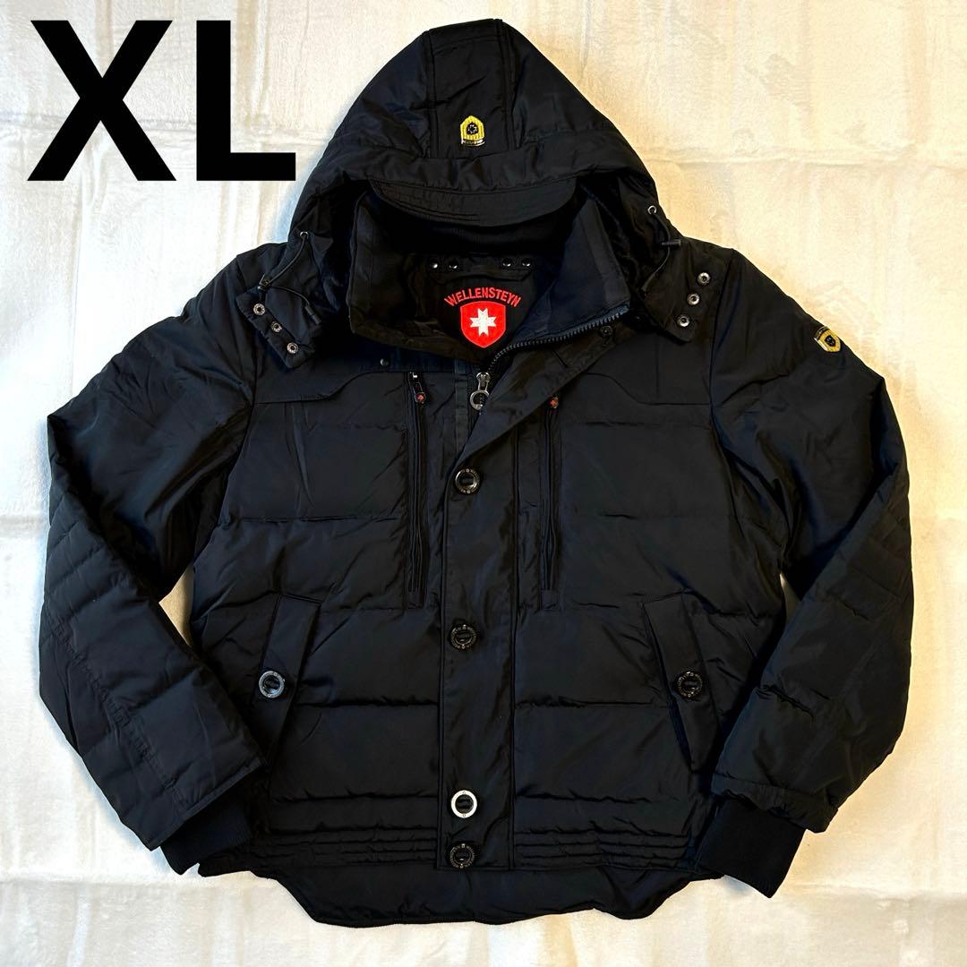 Wellensteyn ウェレンステイン ダウンジャケット XL ロゴ ブラック Wellensteyn ウェレンステイン ダウンジャケット XL ロゴ ブラック