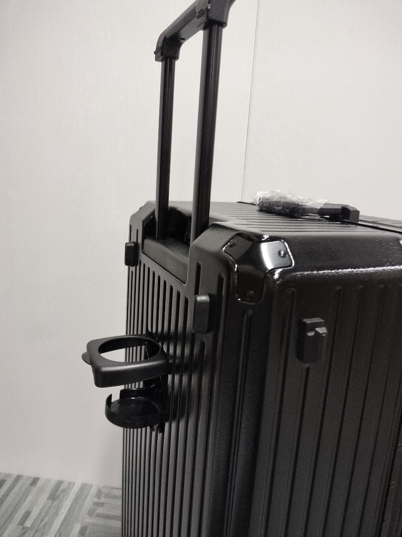 GGQAAA]トロリースーツケース 女性出張 留学用 Lサイズ (Black) | 激安