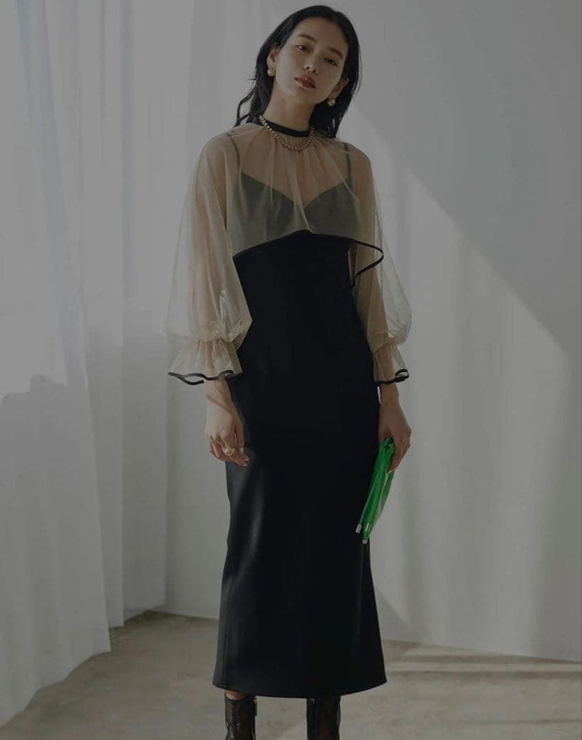 【Ameri vintage】MANY WAY AIRY VEIL DRESS セール】【AMERI/アメリ】MANY WAY AIRY VEIL DRESS（ワンピース