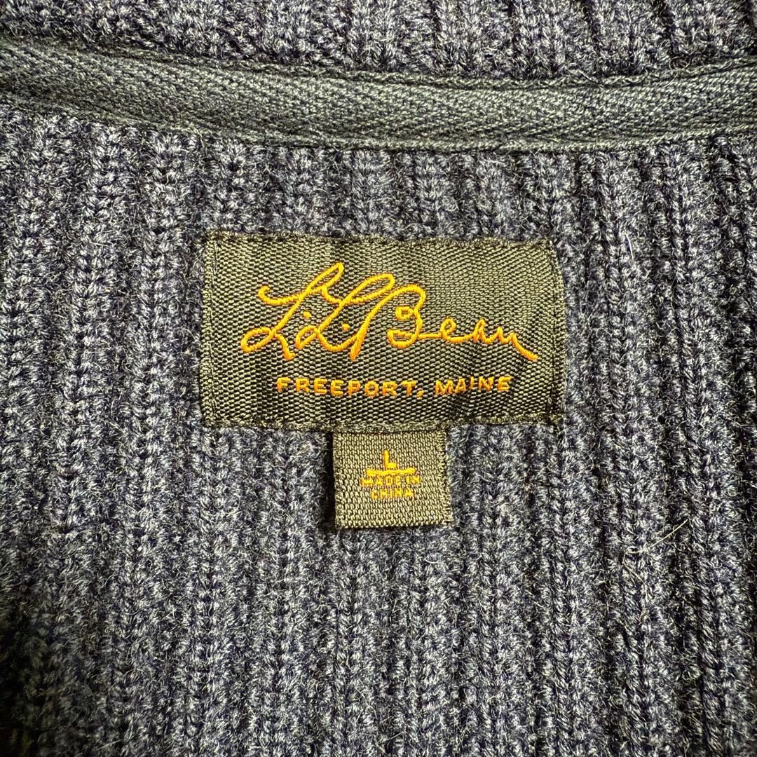 60's L.L.BEAN エルエルビーン ドライバーズニット ジップニット