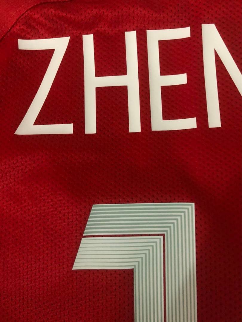 選手支給品】2019年広州恒大CFAユニフォーム 10番鄭智選手