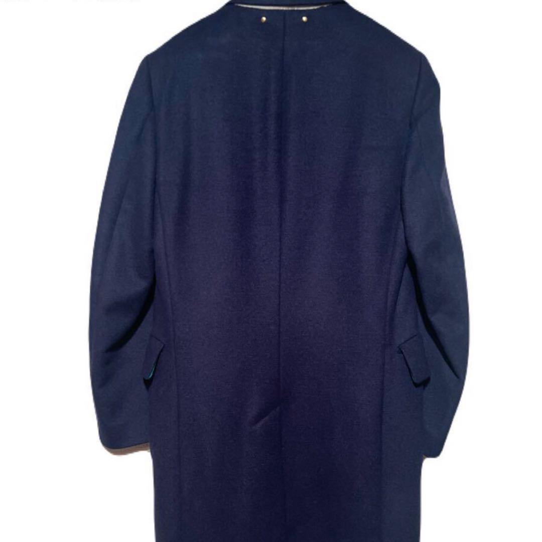 ❤️ Paul Smith 美品 ウールカシミア チェスターコートL 10万ブルー