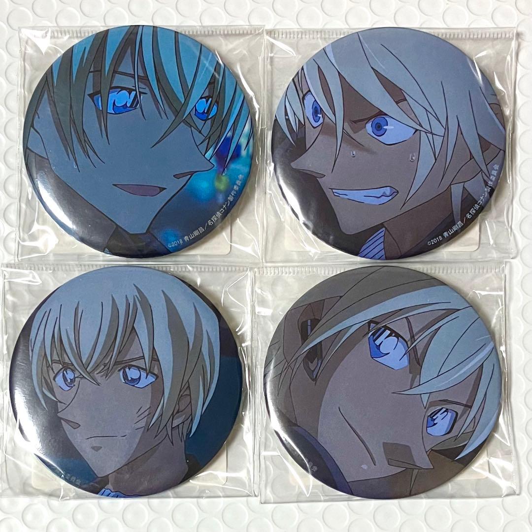 名探偵コナン トムス 1day 箔押し缶バッジ 安室透 降谷零 バーボン ⑤