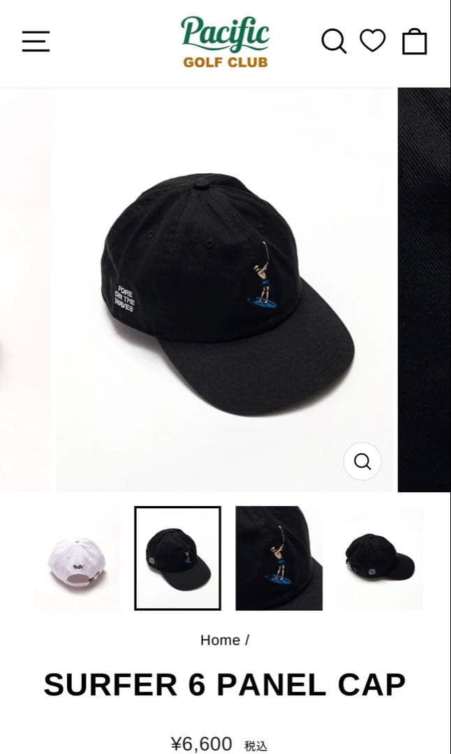 Pacific GOLF CLUB パシフィックゴルフクラブ キャップ - メルカリ