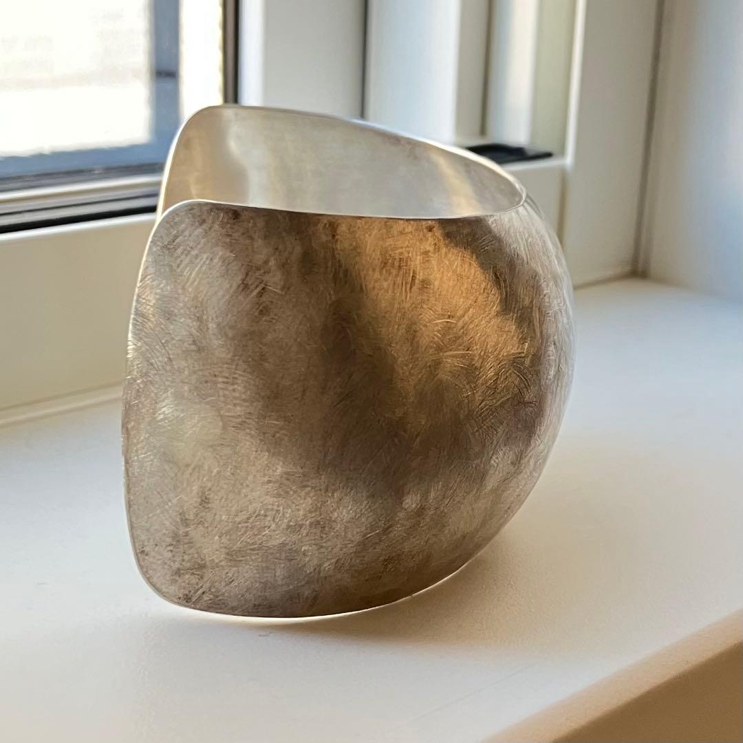 41.5g スターリングシルバー カフブレスレット ワイドバングル