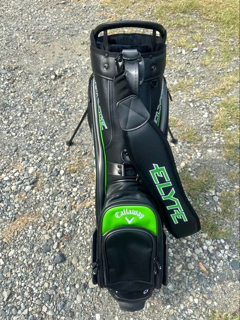 極美品】Callaway Elyte スタンドバッグ ブラック/グリーン