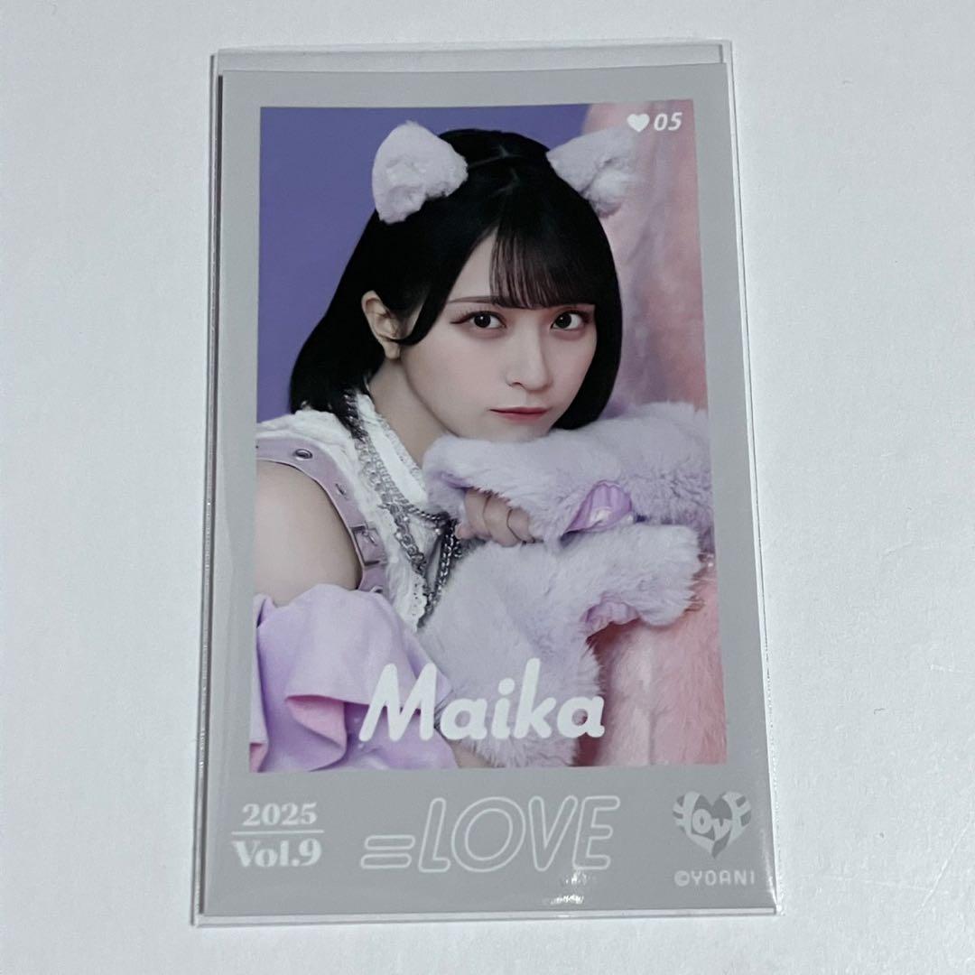 イコラブミニフォトカードVol.9 レア佐々木舞香猫衣装