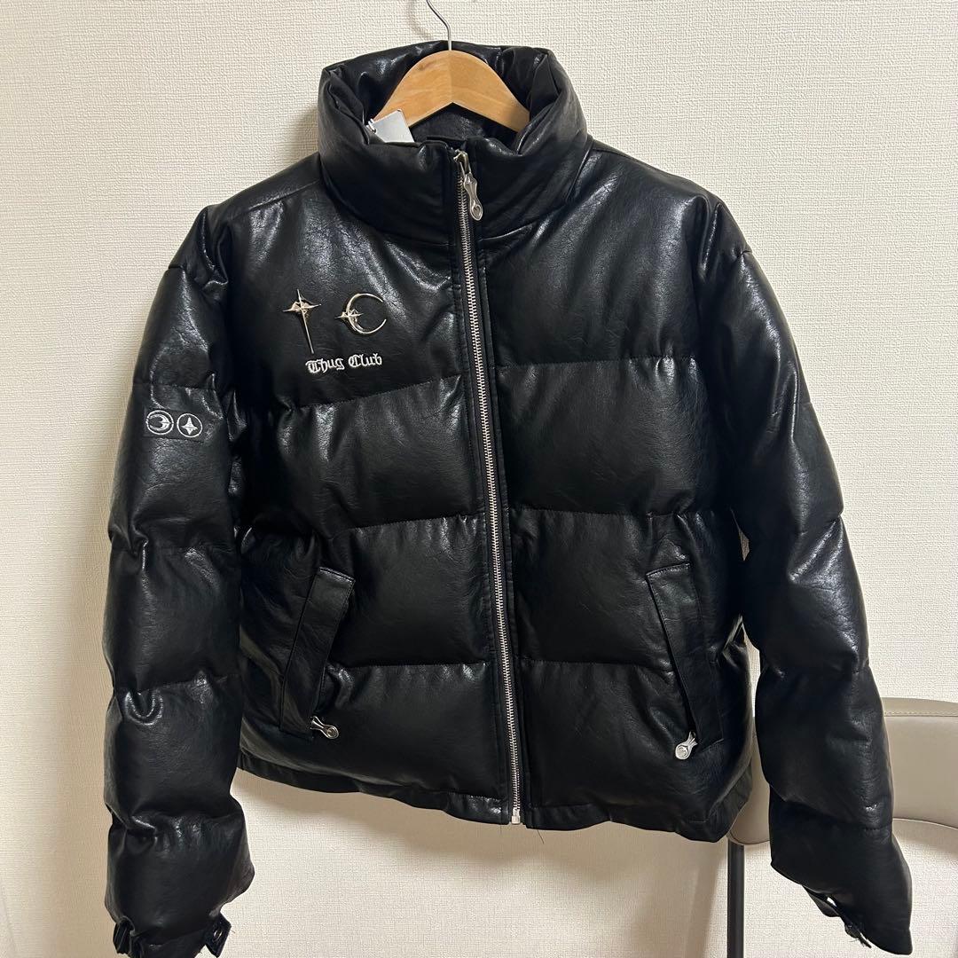 THUGCLUB サグクラブ レザーダウンジャケット - メルカリ