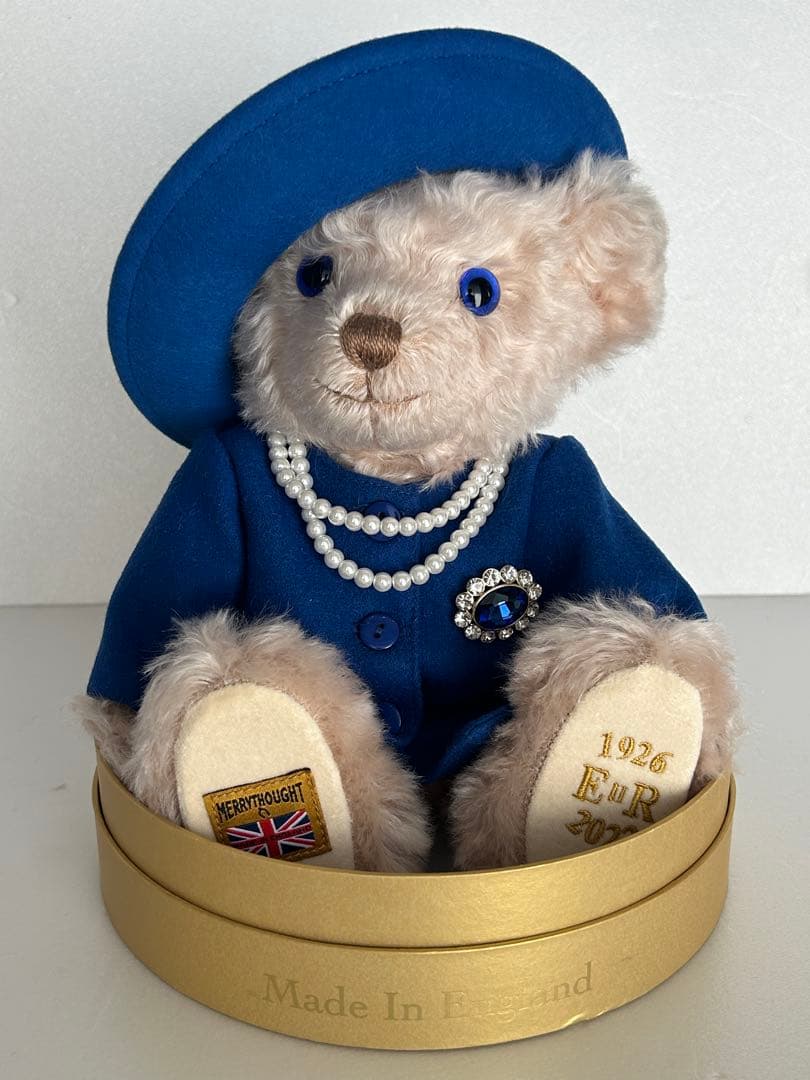 メリーソート エリザベス女王 テディベア 記念 限定 シリアル番号入り