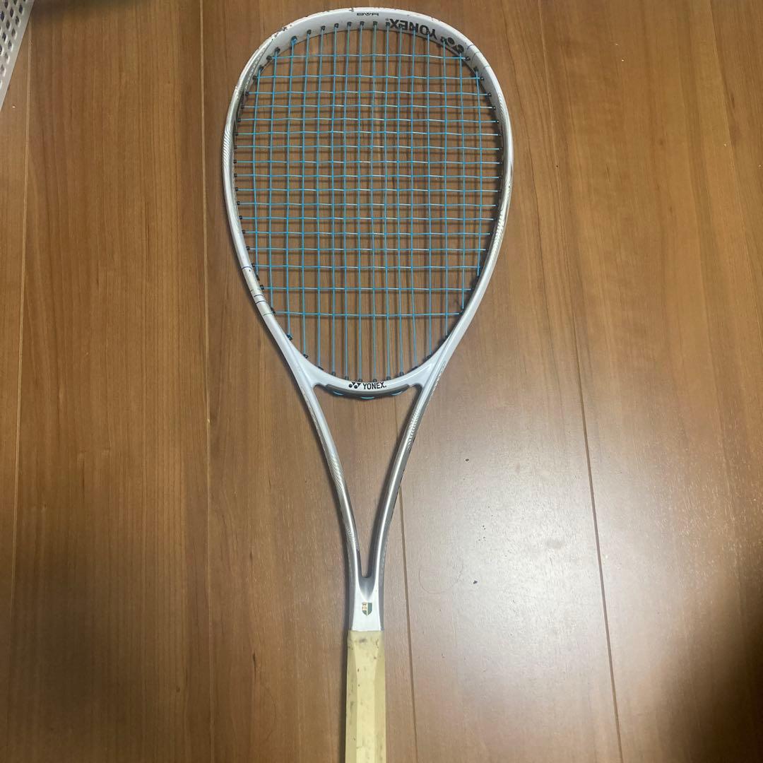 ソフトテニスラケット　ナノフォース8v白 YONEX（ヨネックス） ガット張り無料 ナノフォース8Vレブ (クール