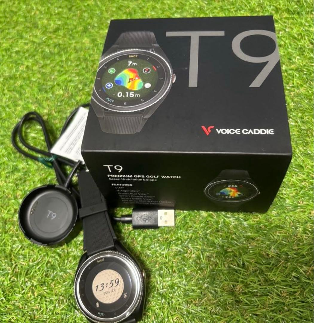 ラウンド用品・アクセサリー Voice Caddie T9 ボイスキャディT9 腕時計タイプ 距離測定器 voice caddie グレー T9