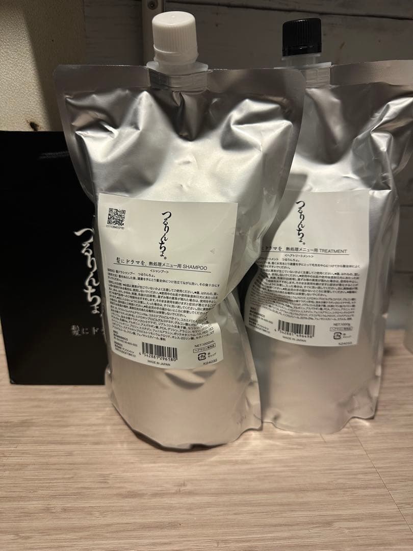 （新品未使用）つるりんちょシャンプー＋トリートメント詰め替え（1,000ml） つるりんちょ。 つるりんちょ シャンプー トリートメント セット