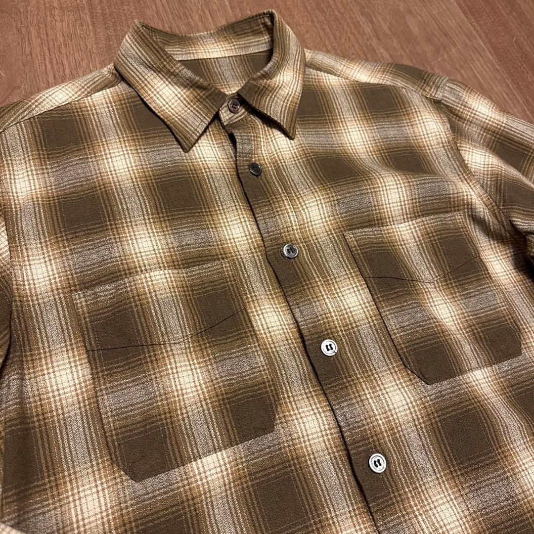 <極美品>Ron Herman ロンハーマン ドビークロスチェックシャツ 極美品>Ron Herman ロンハーマン ドビークロスチェックシャツ