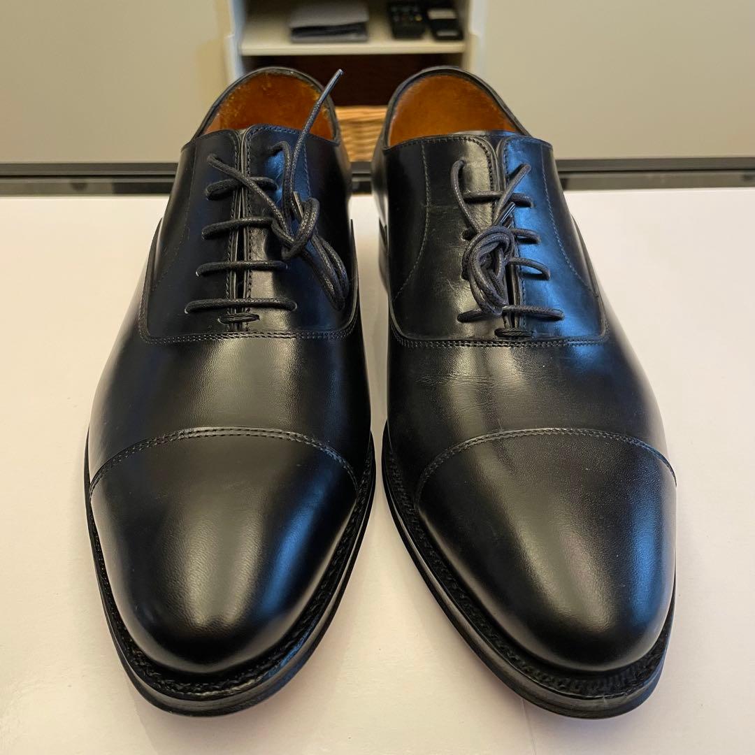 未使用 ジャランスリワヤ 革靴 ストレートチップ 黒 サイズ40 - メルカリ