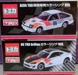 トミカ TRD 限定品 AE86,86 2種 オンライン限定価格*】トミカプレミアム unlimited 01 頭文字D AE86