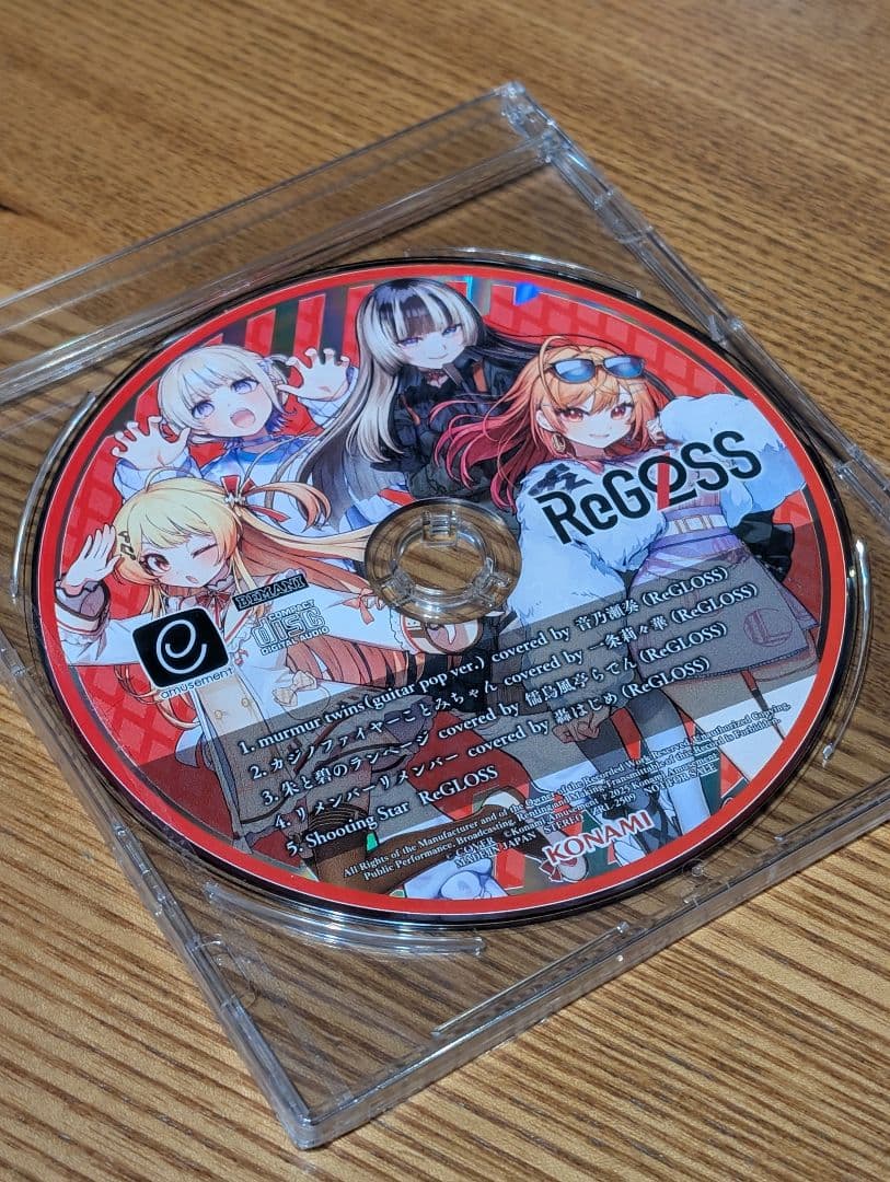 ホロライブ ReGLoss BEMANI コラボCD コナミ ホロライブ ReGLoss BEMANI コラボCD コナミ hololive DEV_IS」との