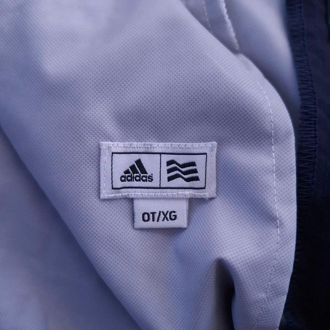 アディダスゴルフ】2WAY 人気ロゴマーク ゴルフレインウェアセットアップ3L