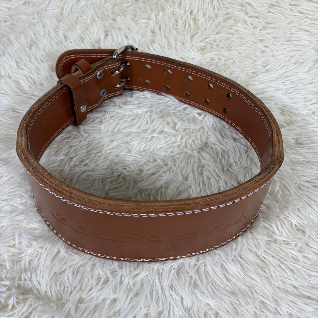 横川選手愛用】ゴールドジムプロレザーベルト 美品✨ゴールドジム プロ