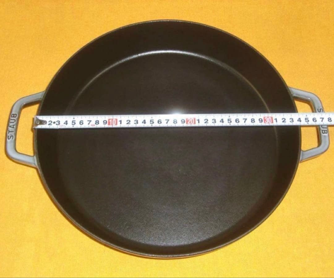 早い者勝ち‼️ IH ストウブ 最大級34cm‼️フライパン すき焼き鍋 ホーロー鍋 仏鋳物ホーロー鍋ストウブ 復刻版ストウブ ヴィンテージフライパンを